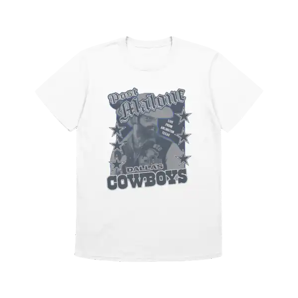 Post Malone Dallas Cowboys Shirt – Soft Graphic Tee for Fans