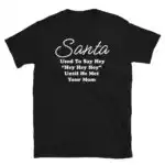 Santa Says Hey Hey Hey Funny Christmas Shirt for Men