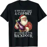 Sexual Innuendo Santa T-Shirt – Funny Holiday Humor Tee