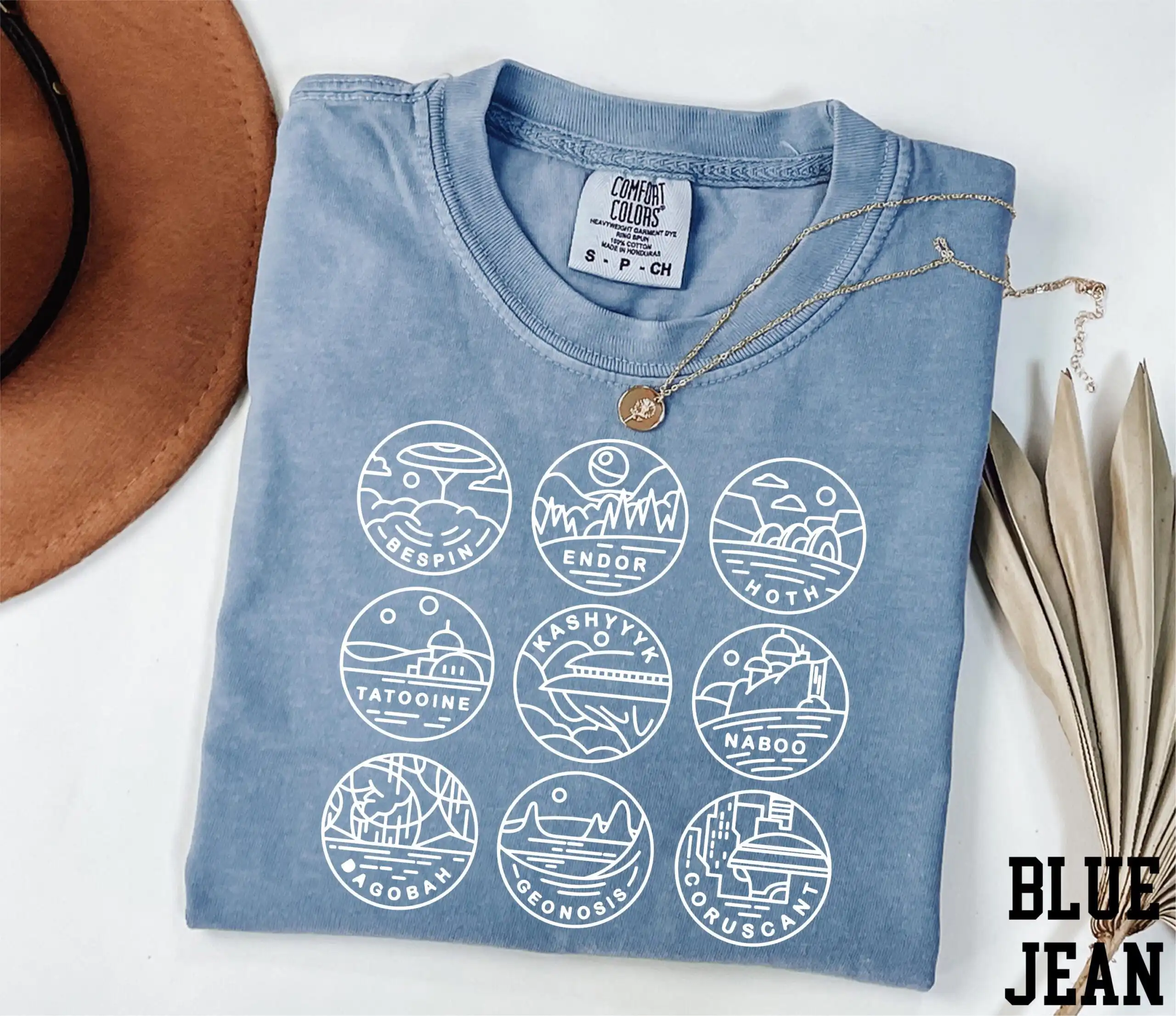 Star Wars Planets Shirt – Cozy Unisex Graphic Tee for Fans Star Wars Planets Shirt – Cozy Unisex Graphic Tee for Fans