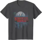 Stranger Things Blue Gradient Logo Tee – Retro Classic Fit Shirt