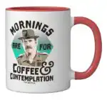 Stranger Things Coffee Contemplation Mug – Black and White Ceramic
