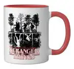Stranger Things Upside Down Logo Mug – Black & White Drinkware