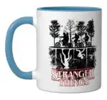 Stranger Things Upside Down Logo Mug – Black & White Drinkware