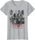 Stranger Things Upside Down Logo Tee – Classic Fit Lightweight Shirt