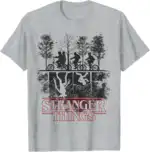 Stranger Things Upside Down Logo Tee – Classic Fit Lightweight Shirt