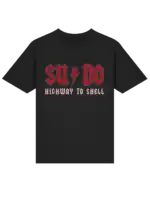 Sudo Highway To Shell Shirt – Fun Linux Tee for Tech Pros