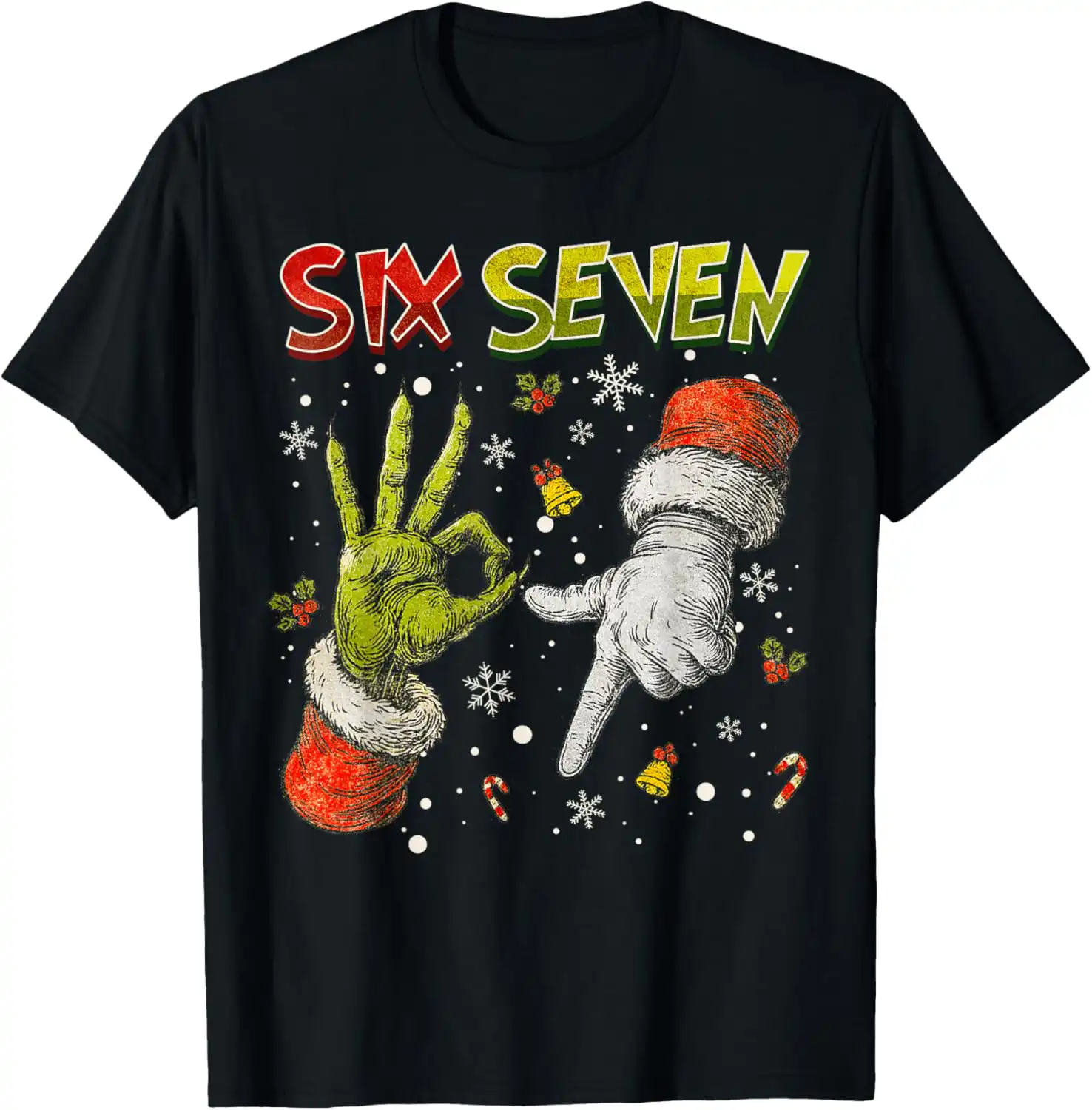 Trending Six Seven Meme Christmas Tee – Fun Holiday Shirt for All Trending Six Seven Meme Christmas Tee – Fun Holiday Shirt for All