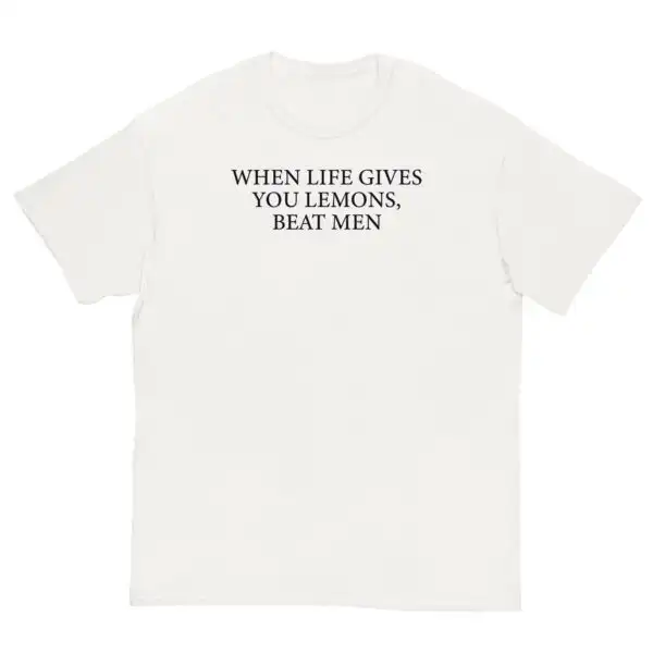 When life gives you lemons, wear this bold graphic tee