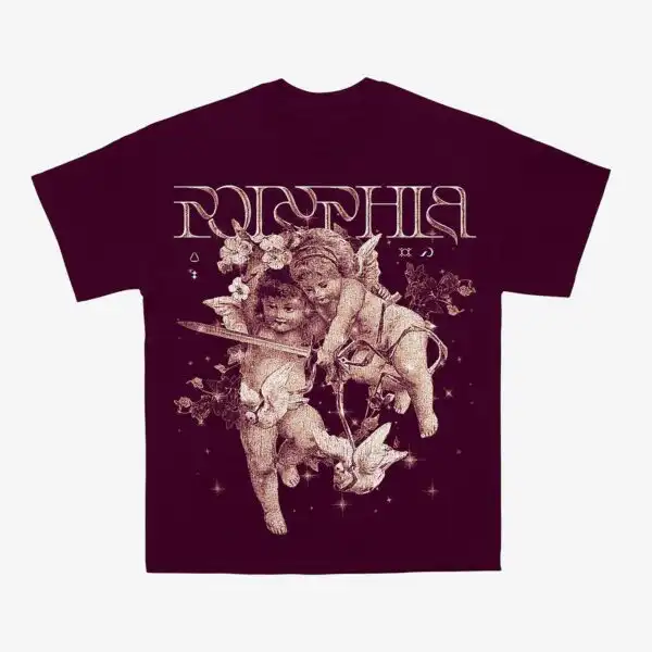 Cherubs & Sword Graphic Tee – Stylish Unisex Music Shirt