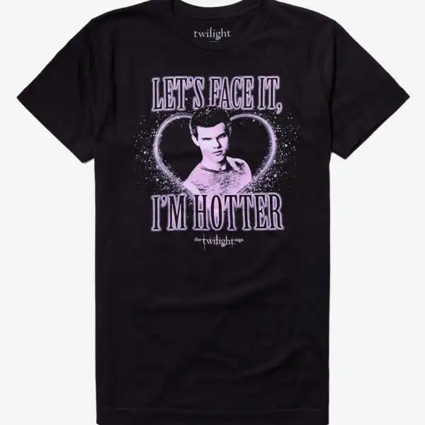 Jacob I'm Hotter Graphic Tee – Fun Twilight Saga Shirt