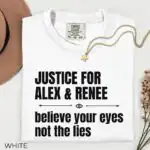 Justice for Alex Pretti & Renee Good Tee – Soft Vintage Style Shirt