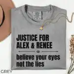 Justice for Alex Pretti & Renee Good Tee – Soft Vintage Style Shirt