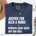 Justice for Alex Pretti & Renee Good Tee – Soft Vintage Style Shirt