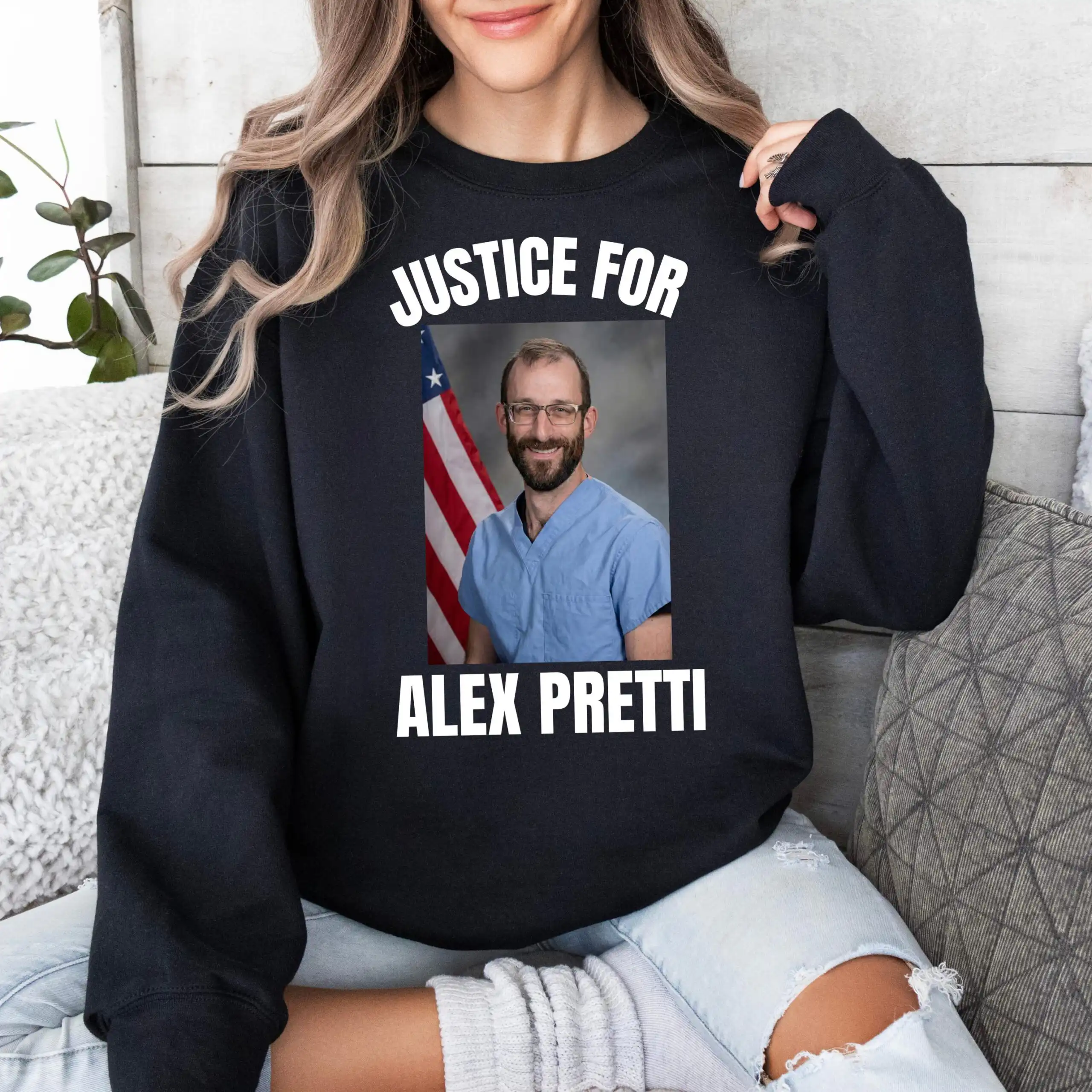 Justice for Alex Pretti Shirt – Unisex Protest Graphic Tee Justice for Alex Pretti Shirt – Unisex Protest Graphic Tee