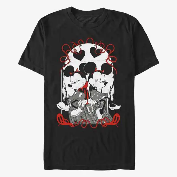 Mickey & Minnie Mouse Goth Tarot T-Shirt – Spooky Graphic Tee