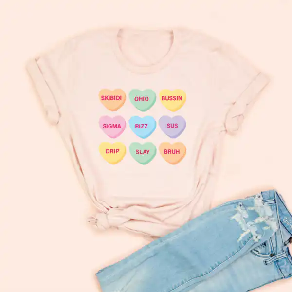 Skibidi Valentine Unisex Tee – Soft Cotton Love Shirt