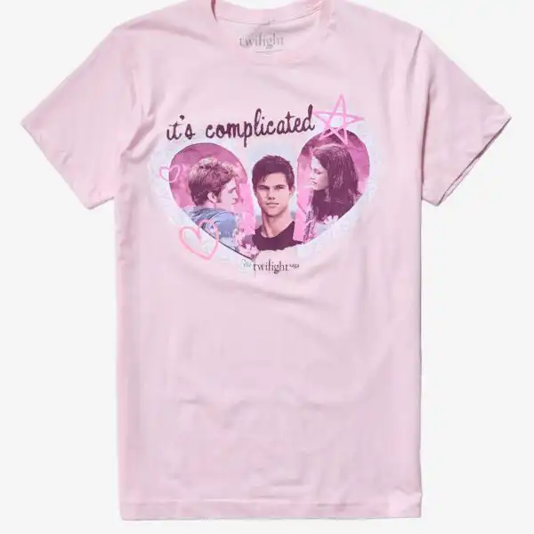 The Twilight Saga It's Complicated Trio Tee – Fun Graphic Shirt