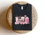 Valentine's Day Women's Tee – Cute Coffee Sweatshirt Design