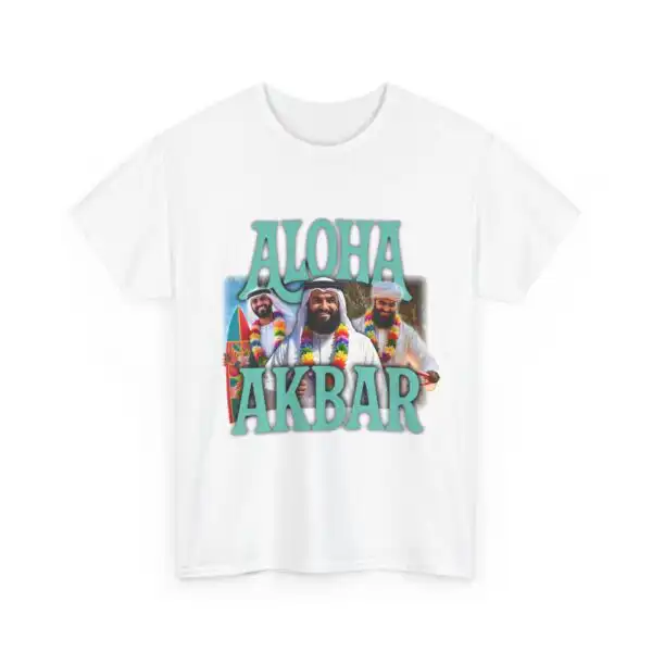 Aloha Akbar Heavy Cotton Tee – Comfortable Everyday Wear Shirt