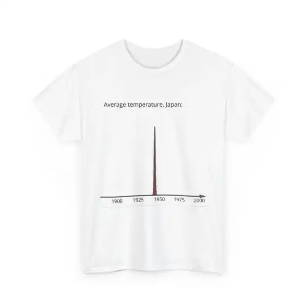 Average Temperature in Japan Tee – Classic Crew Neck Cotton Shirt