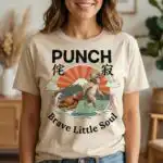 Baby Monkey Punch T-Shirt – Cute Macaque & Orangutan Story Tee