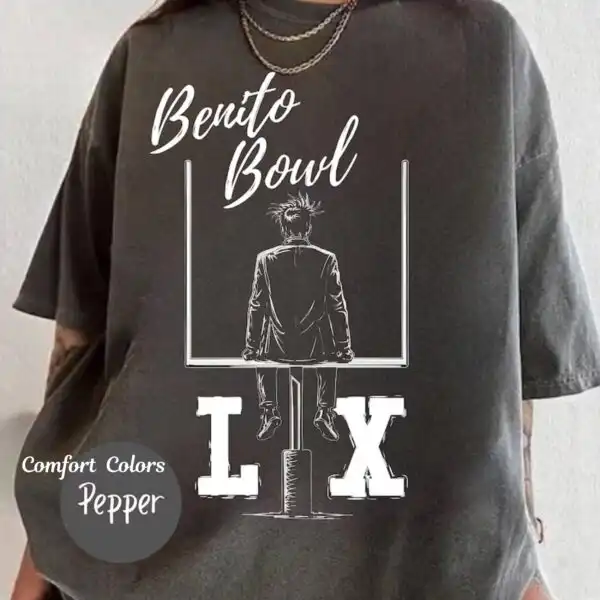 Bad Benito Bowl Bunny Sweatshirt – Vintage Game Day Top 2026