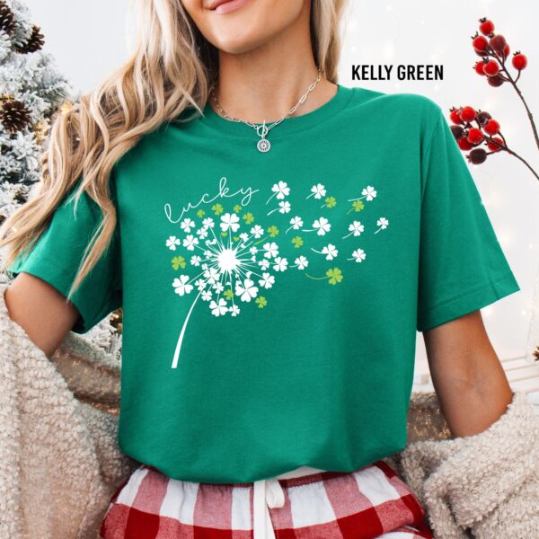 Dandelion St Patrick's Day Shirt – Cute Shamrock Graphic Tee