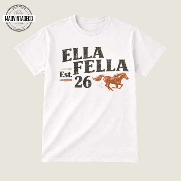 Ella Fella Vintage Graphic T-Shirt – Unisex Country Music Tee