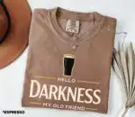 Hello Darkness My Old Friend Irish Beer Shirt – St. Patrick's Day Tee
