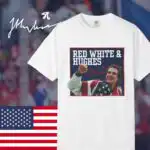 Jack Hughes 2026 Hockey T-Shirt – Soft Garment-Dyed Tee