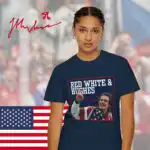 Jack Hughes 2026 Hockey T-Shirt – Soft Garment-Dyed Tee