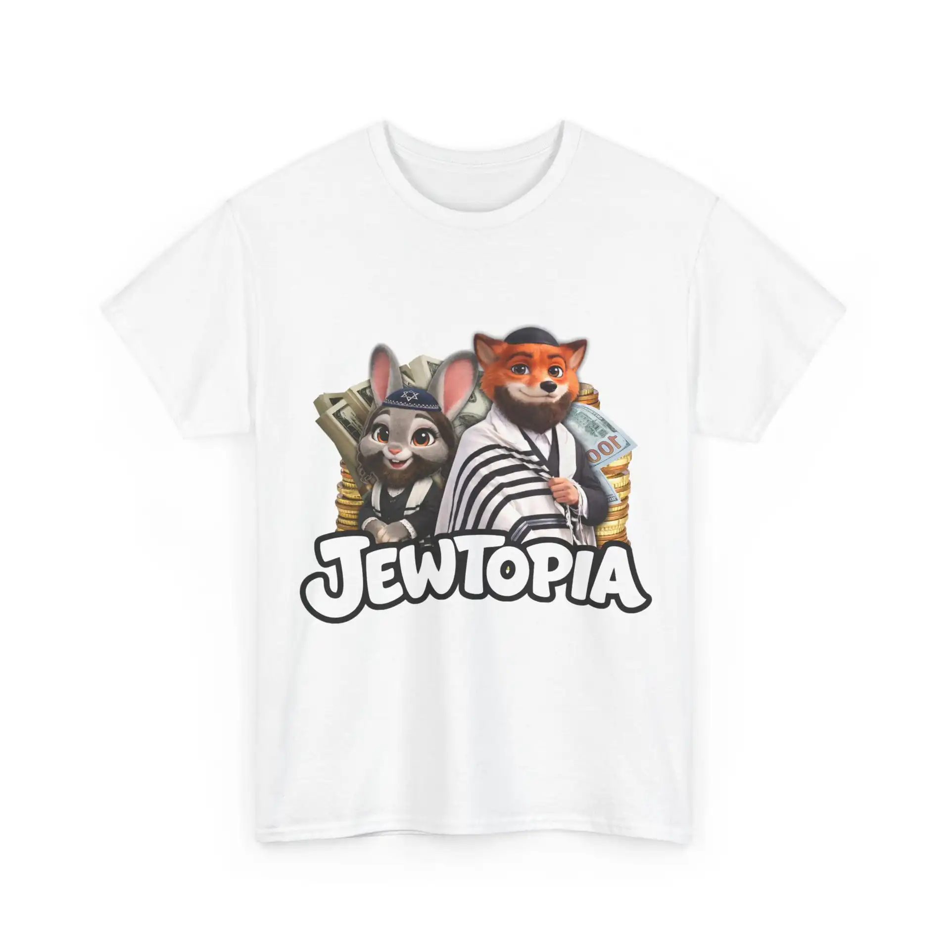 Jewtopia Classic Cotton Tee – Comfortable Everyday Unisex Shirt Jewtopia Classic Cotton Tee – Comfortable Everyday Unisex Shirt