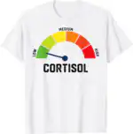 Low Cortisol Levels Meme T-Shirt – Funny Lightweight Tee