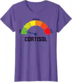 Low Cortisol Levels Meme T-Shirt – Funny Lightweight Tee