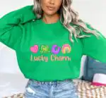 Lucky Charm Sweatshirt – Cute St. Patrick's Day Clover Top