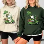 Lucky Cute Dog Shirt – St Patrick’s Day Shamrock Cartoon Tee