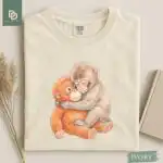 Monkey Punch Graphic Tee – Cute Cozy Mom Shirt for Animal Lovers