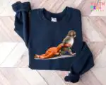 Monkey Punch Sweatshirt – Cute Baby Monkey Graphic Hoodie