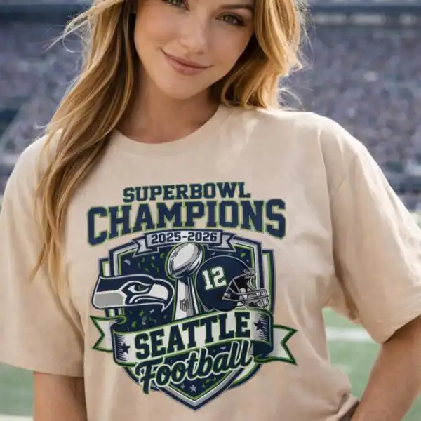 Seattle Seahawks Super Bowl Champions T-Shirt – Unisex Fan Tee