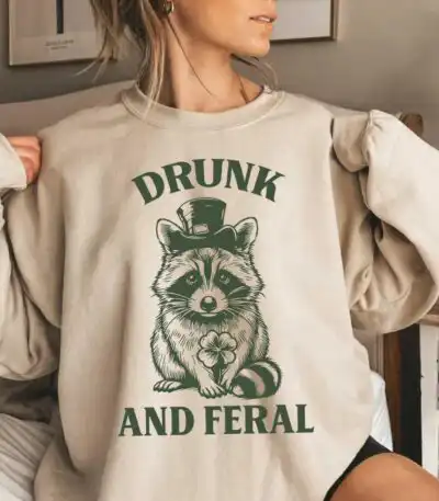 St. Patrick's Day Pub Sweatshirt – Fun Green Beer Crewneck