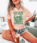 St Patricks Day Shirt – Dead Inside But Feeling Lucky Tee