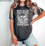 St Patricks Day Shirt – Dead Inside But Feeling Lucky Tee