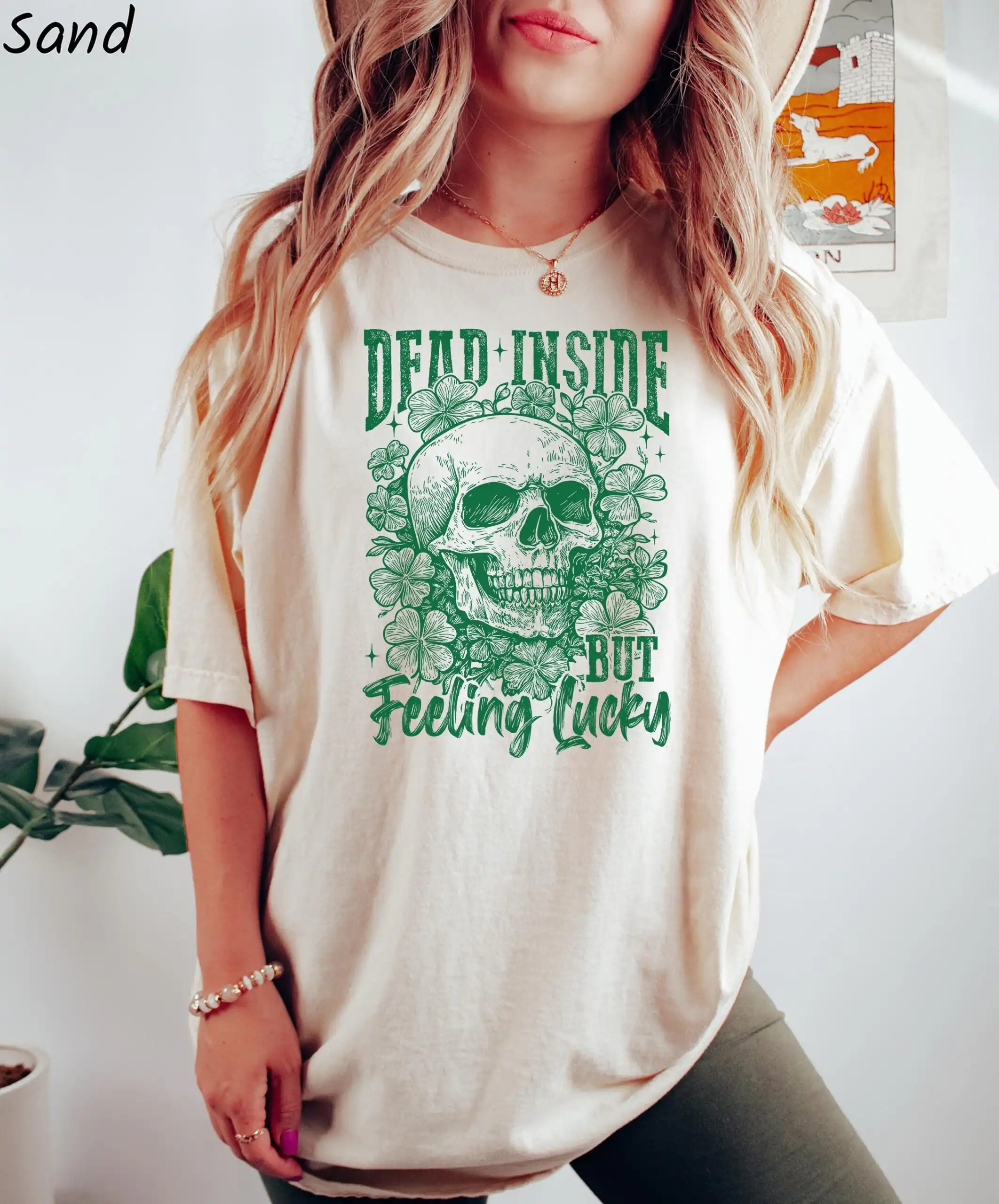 St Patricks Day Shirt – Dead Inside But Feeling Lucky Tee St Patricks Day Shirt – Dead Inside But Feeling Lucky Tee