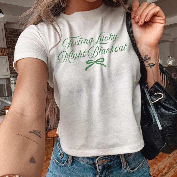 St. Pattys Day Baby Tee – Funny Youth Top for Bar Crawls