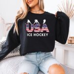 USA Ice Hockey Sweatshirt & Hoodie – Cozy Winter Sports Top