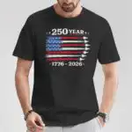 250 Years American 1776 2026 Patriotic 4th of July T-Shirt