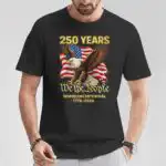 250 Years American Flag 4th of July 2026 Women's T-Shirt - Cheerful Design