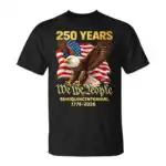 250 Years American Flag 4th of July 2026 Women's T-Shirt - Cheerful Design