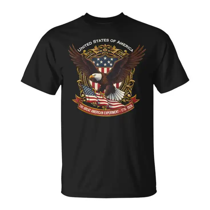 250th Anniversary USA 4th of July Eagle Flag T-Shirt - Unique Design 250th Anniversary USA 4th of July Eagle Flag T-Shirt - Unique Design